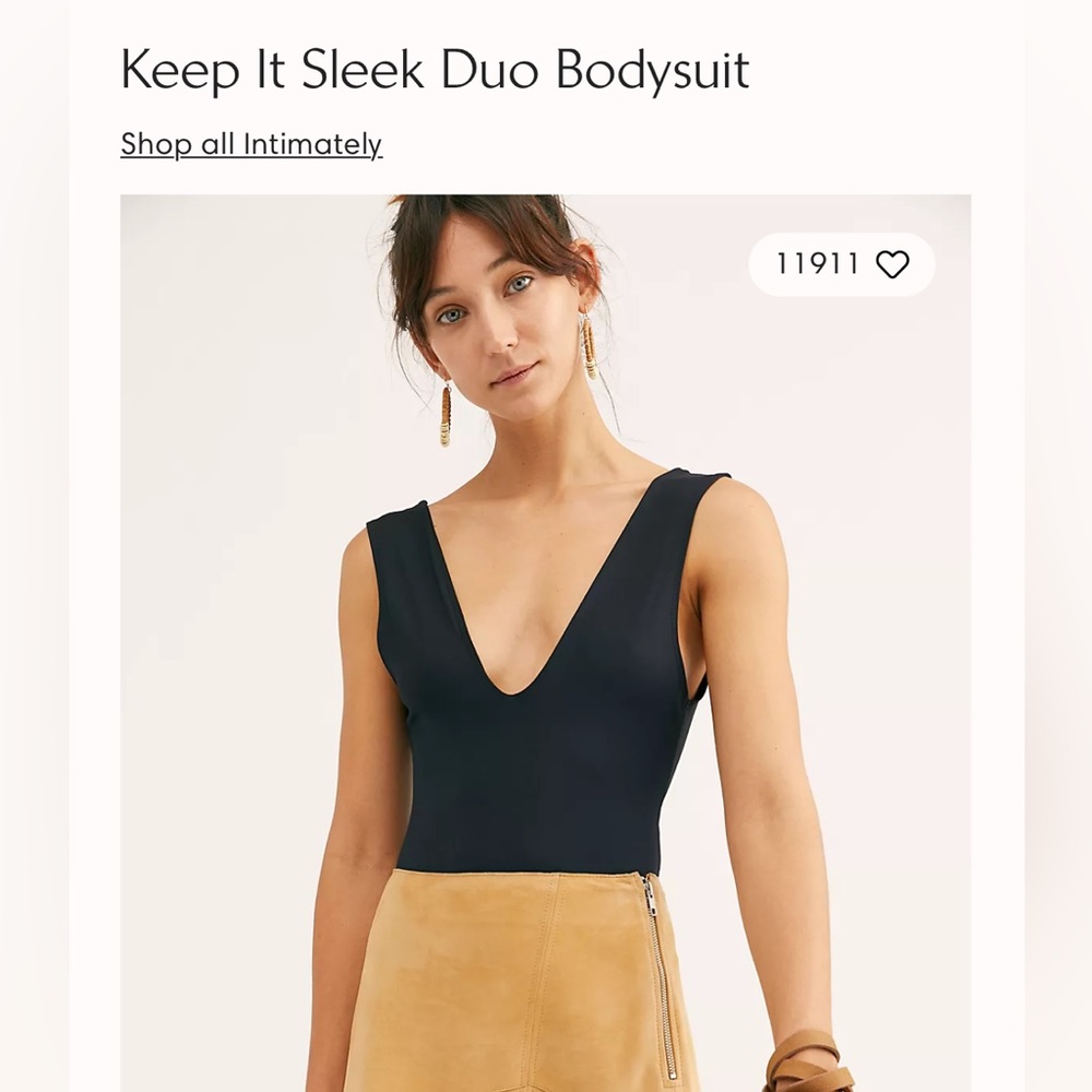 Keep It Sleek Duo Bodysuit Free People